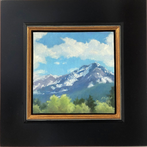 Click to view detail for Spring Snowfields  6x6 $350